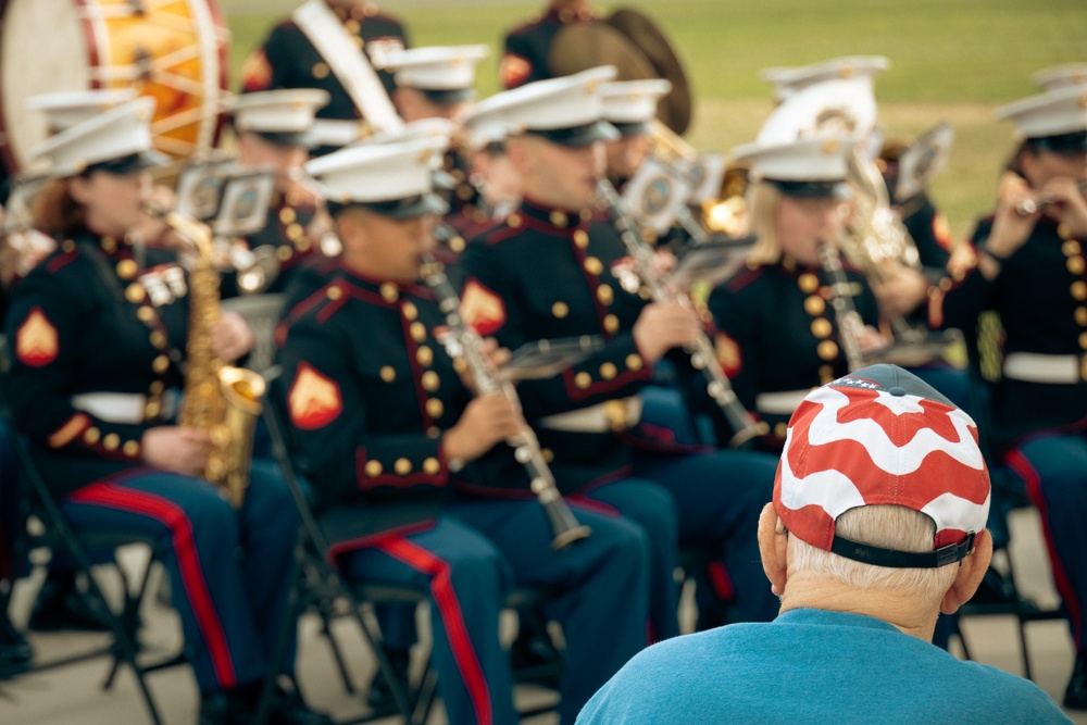 Marine Forces Reserve Band Performs at St. Charles Veterans Memorial Plaza Ribbon Cutting Ceremony