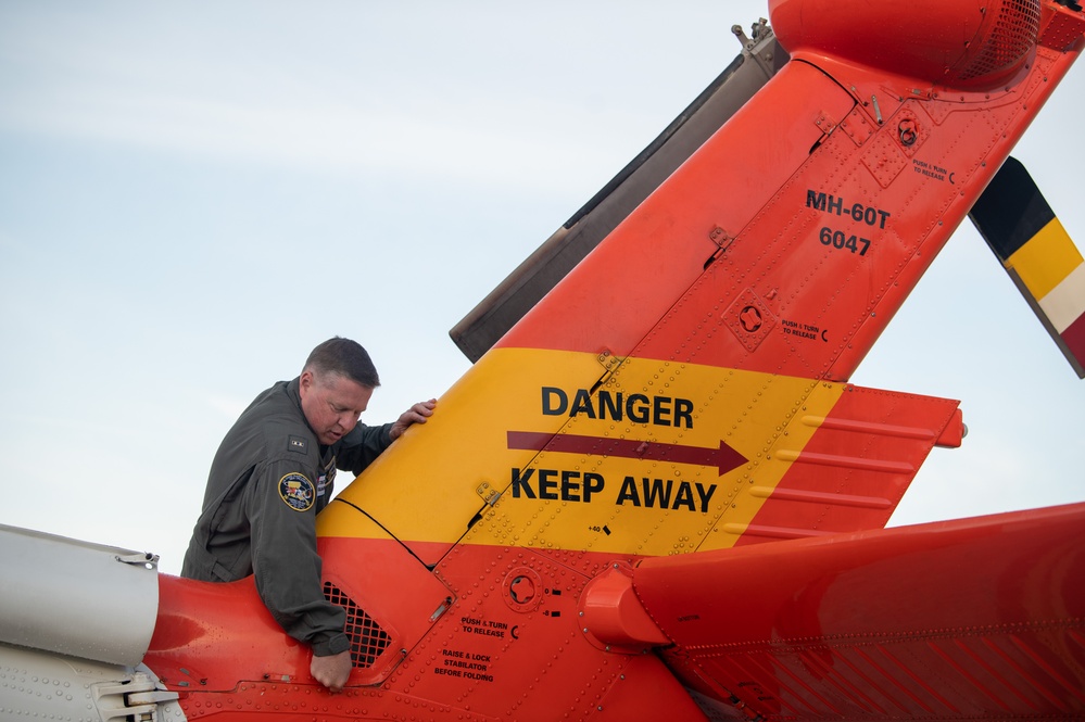 Coast Guard District 13 commander takes flight before Ancient Albatross Ceremony