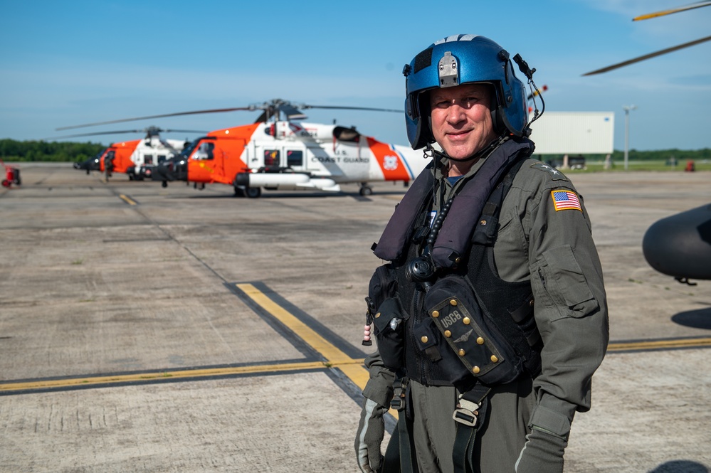 Coast Guard District 13 commander takes flight before Ancient Albatross Ceremony