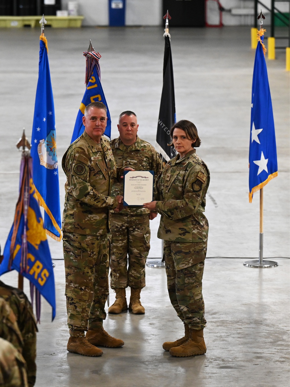 621 CRG receives Gallant Unit Citation