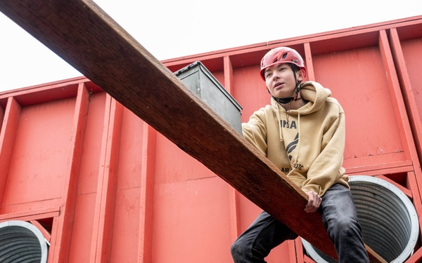 Kuna JROTC at the LRC