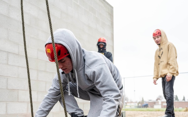 Kuna JROTC at the LRC