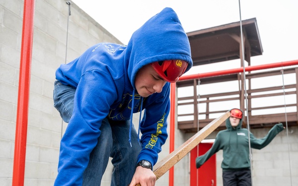 Kuna JROTC at the LRC