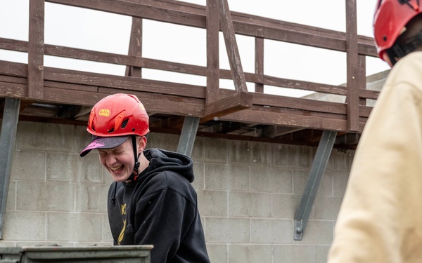 Kuna JROTC at the LRC