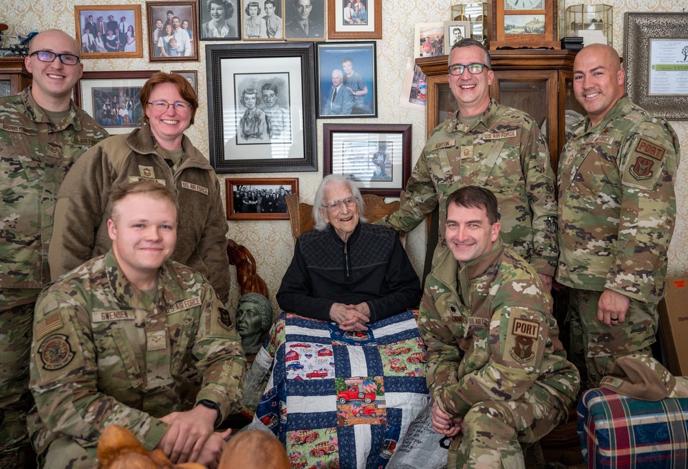 A tradition of honor and a legacy of valor; local WWII Veteran celebrates 100th birthday