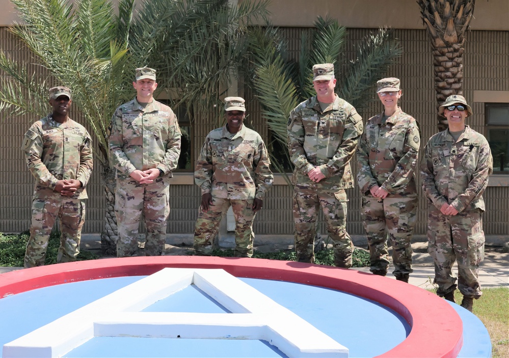 Army Inspector General LTG Donna Martin at Camp Arifjan, Kuwait, April, 2023