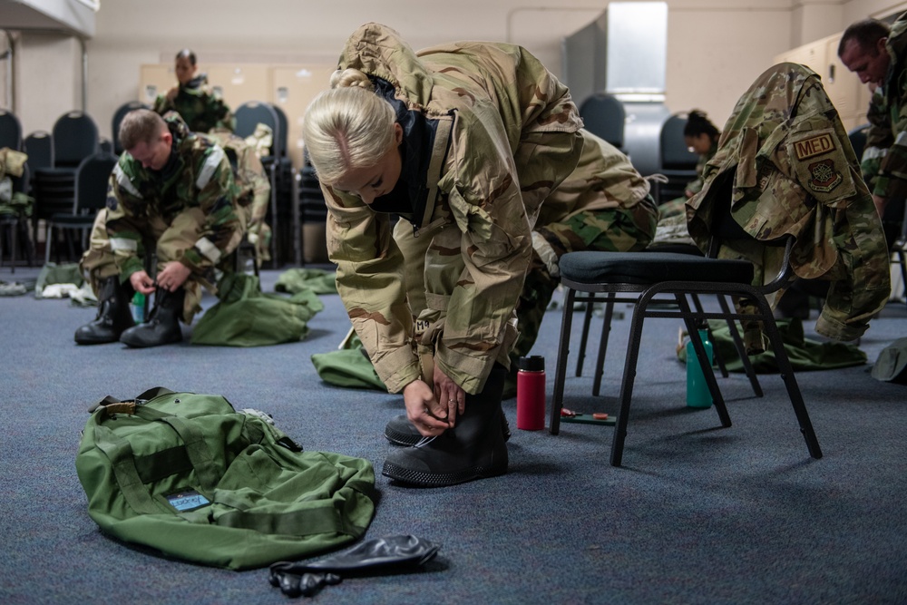 22nd Medical Group practices CBRN