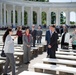 Members of the American Battlefield Monuments Commission (ABMC) Visit Arlington National Cemetery