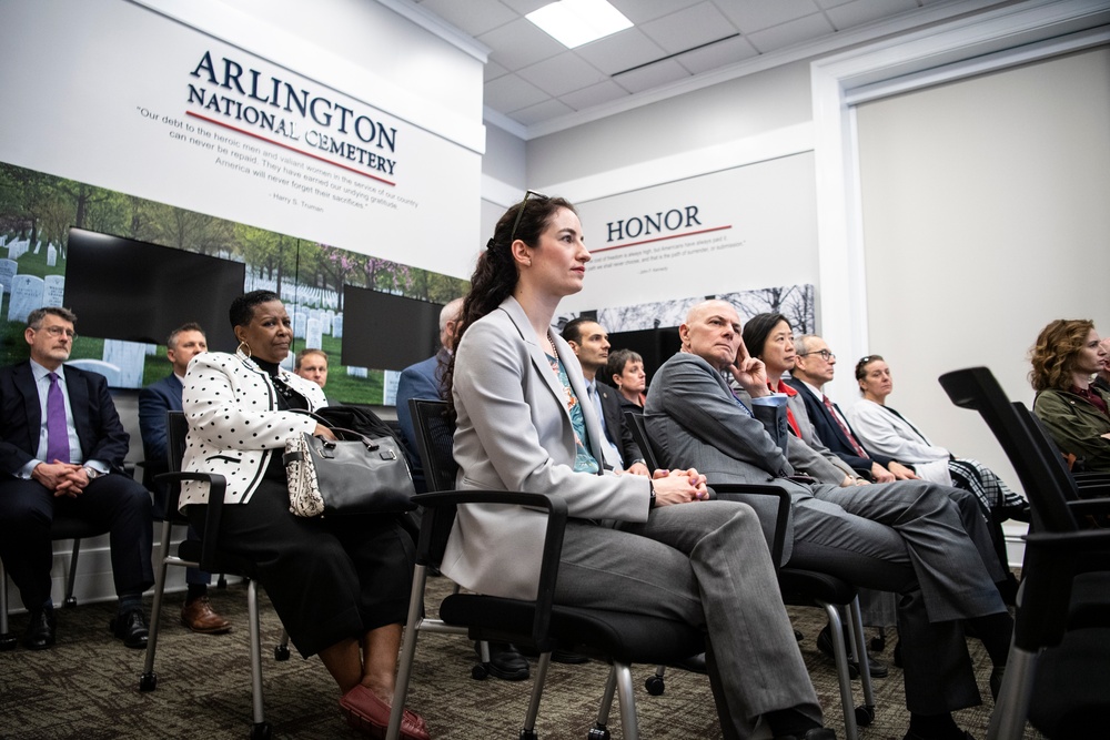 Members of the American Battlefield Monuments Commission (ABMC) Visit Arlington National Cemetery