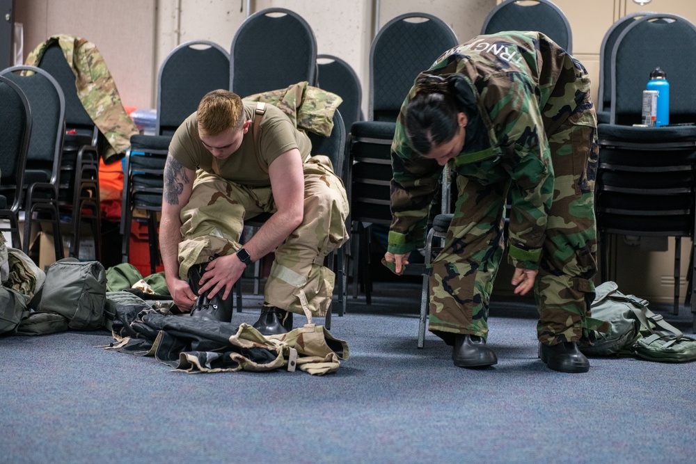 22nd Medical Group practices CBRN