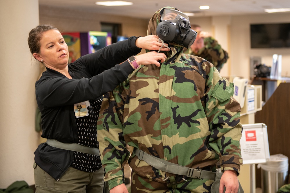 22nd Medical Group practices CBRN