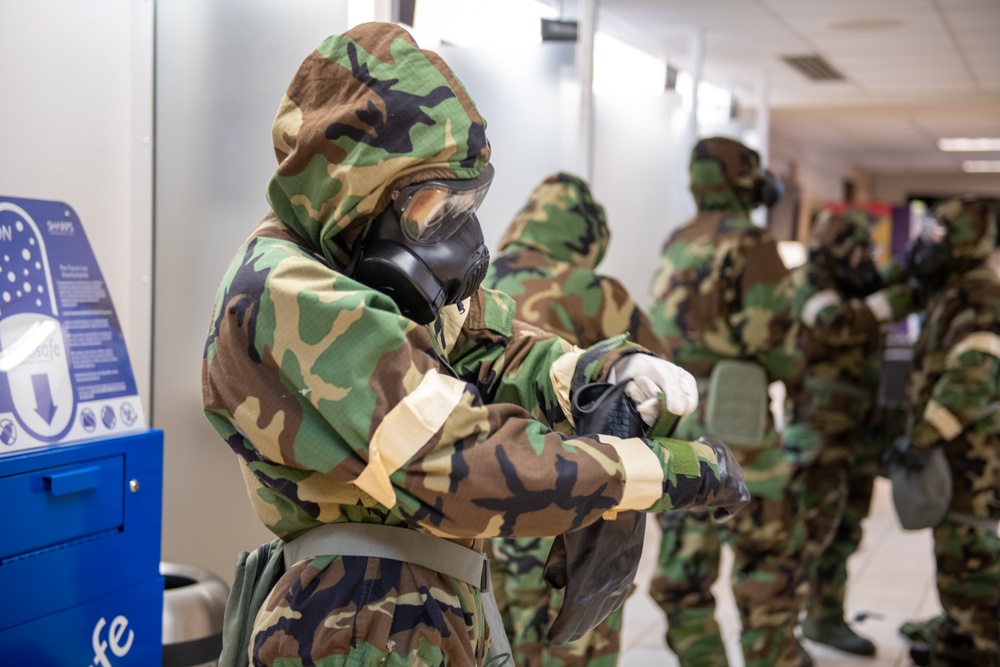 22nd Medical Group practices CBRN