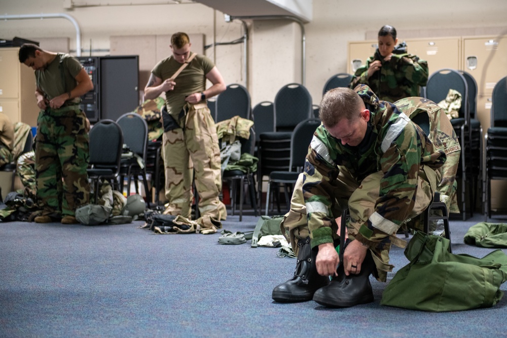 22nd Medical Group practices CBRN