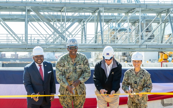Norfolk Naval Shipyard cuts ribbon on $191 million renovation of historic Dry Dock 4