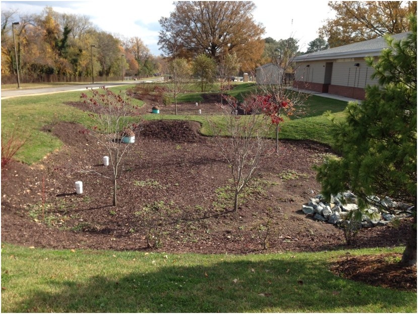 Bioretention Garden at Naval Support Activity Annapolis