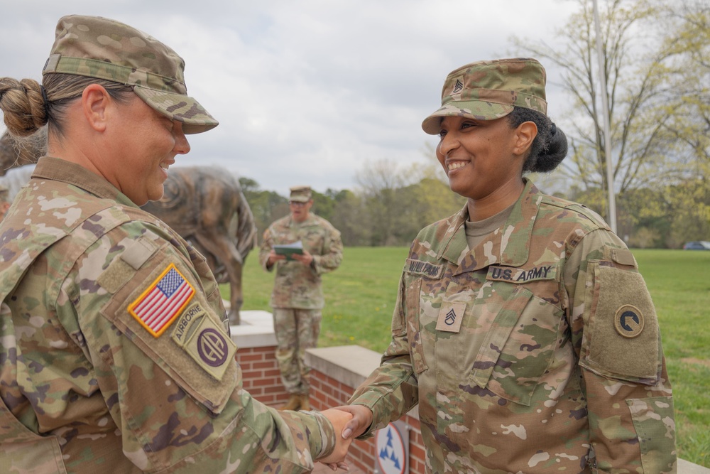 Staff Sgt. Jazmen L. Williams promotion
