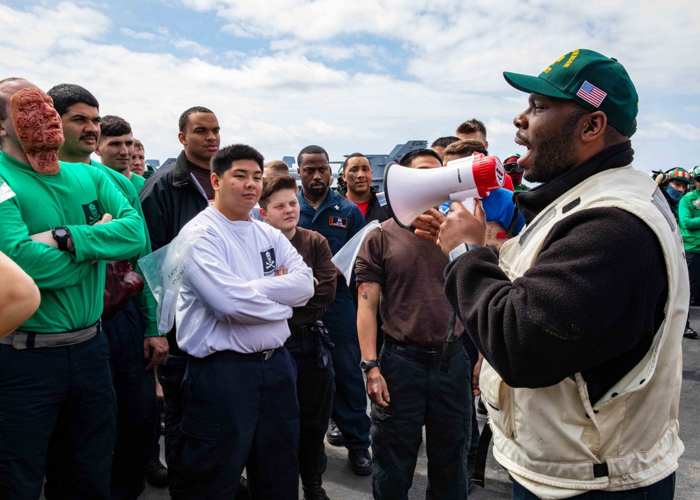 Daily Operations Aboard USS George H.W. Bush (CVN 77)