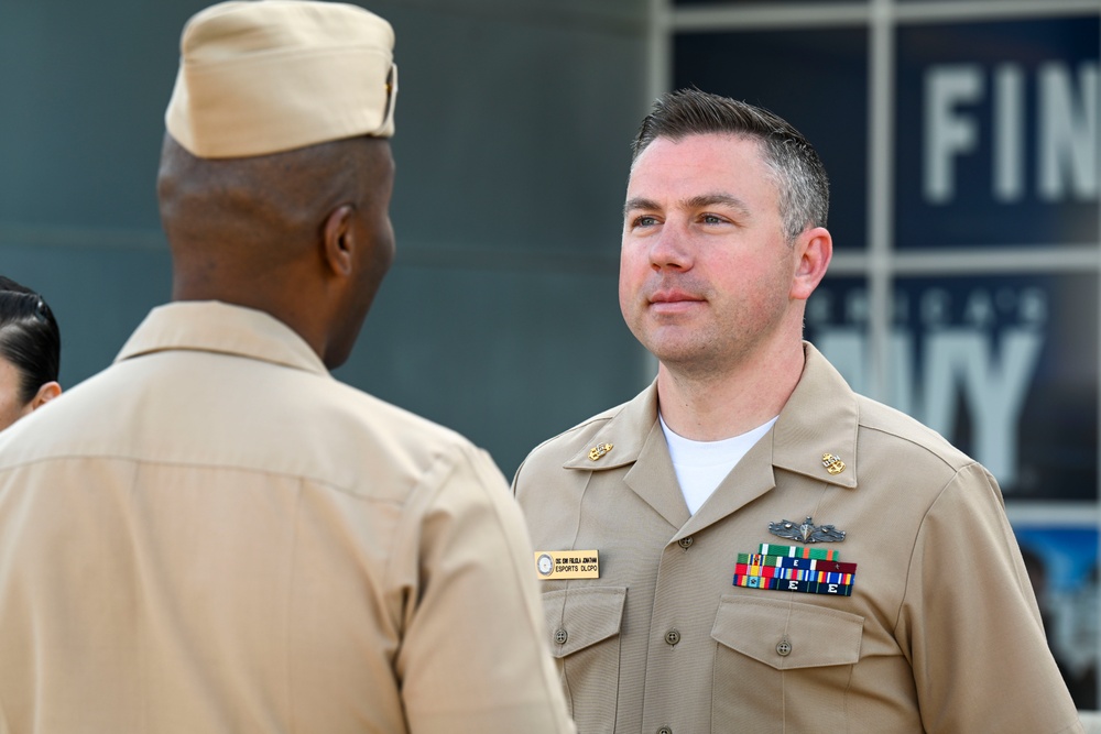 Commander, Navy Recruiting Command Holds Senior Chief Pinning Ceremony at Headquarters