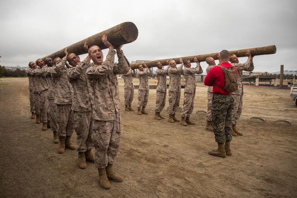 Bravo Company Log Drills