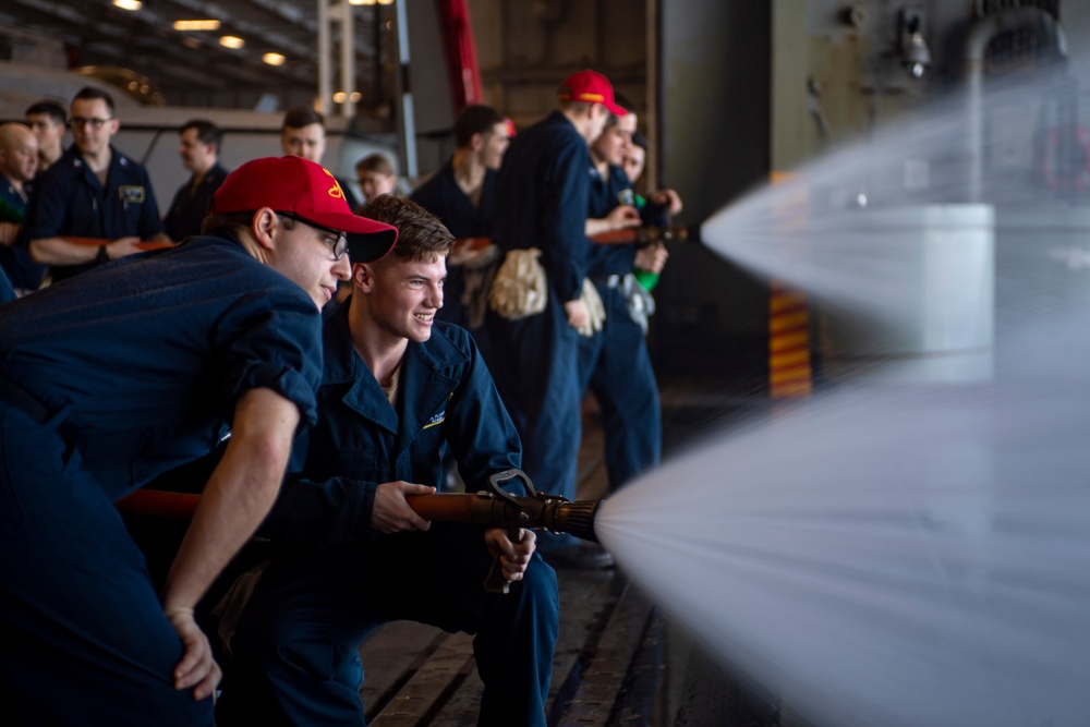 Damage Control Rodeo Aboard Nimitz