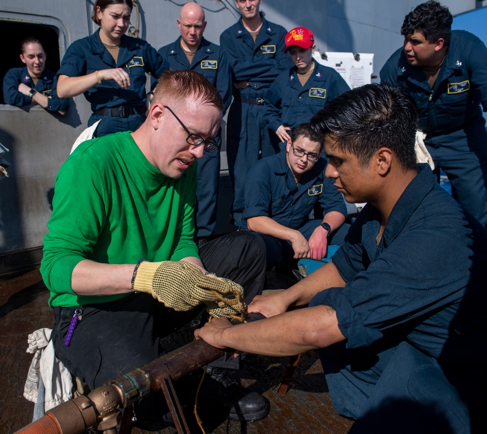 Damage Control Rodeo Aboard Nimitz