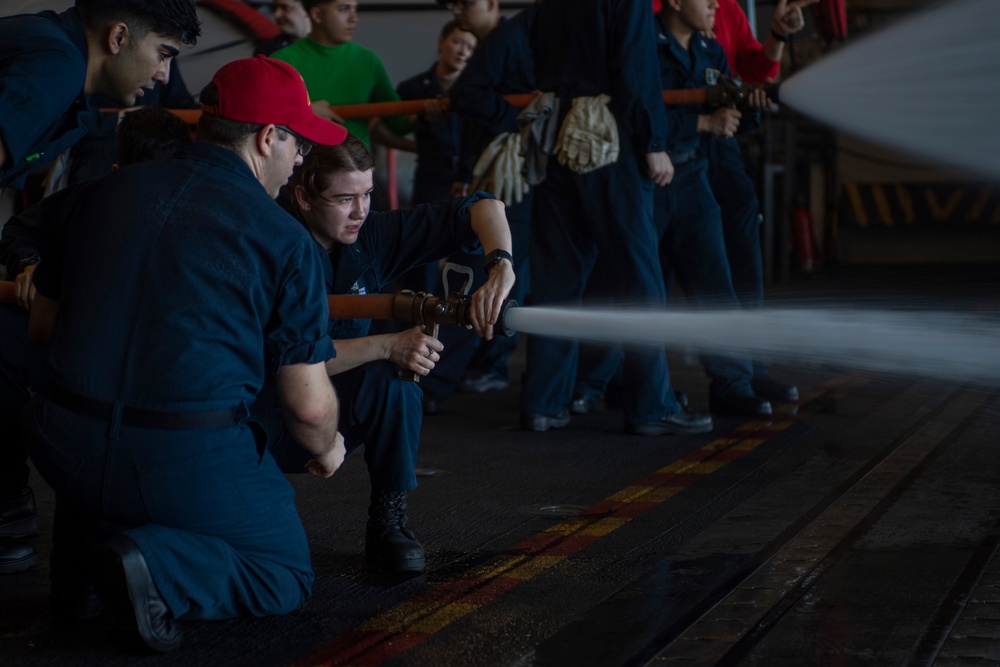 Damage Control Rodeo Aboard Nimitz