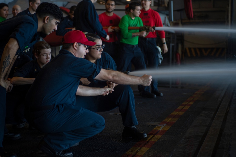 Damage Control Rodeo Aboard Nimitz