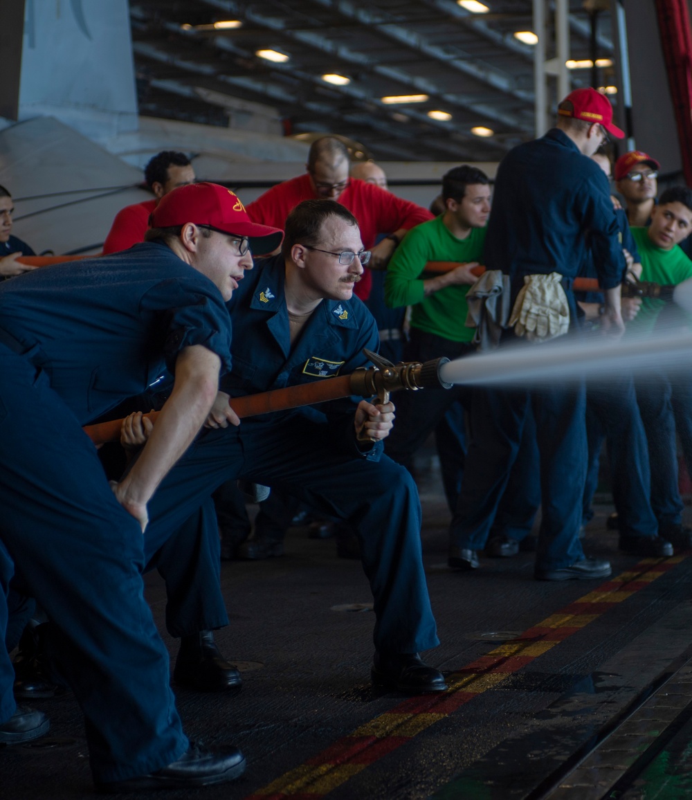 Damage Control Rodeo Aboard Nimitz