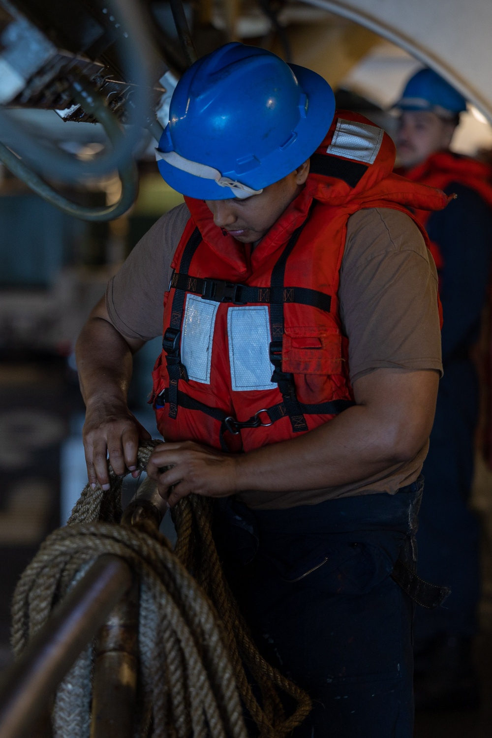 USS Bataan conducts well deck operations