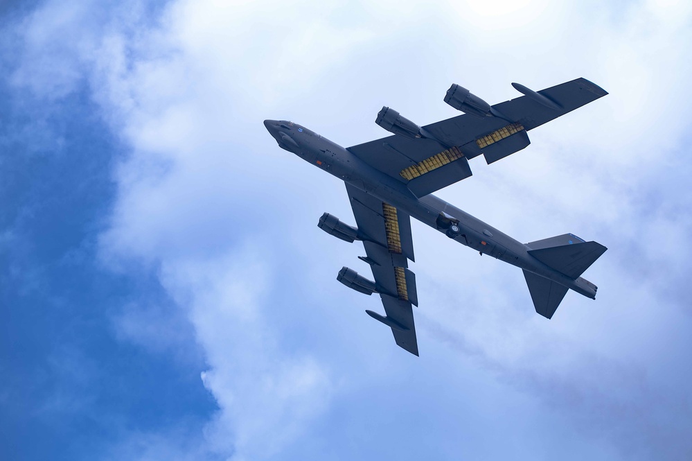 B-52s showcase signature long range strike capability