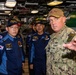 U.S. Navy Cmdr. Daniel McNab, commanding officer of the Virginia-class fast-attack submarine USS Illinois (SSN 786) leads a tour from the Republic of Korea Navy during exercise Sea Dragon 2023, March 21.