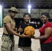 Basketball Tournament between U.S. service members and Philippine Navy