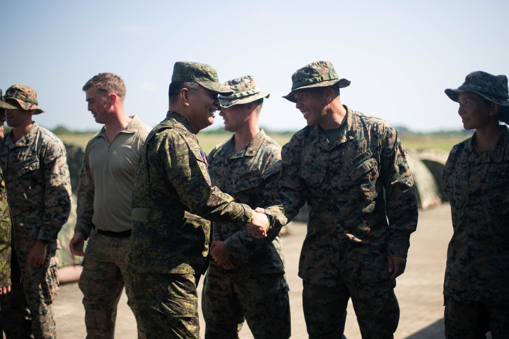 Balikatan 23 | U.S. and Philippine service members meet with the Armed Forces of the Philippines Chief of Staff