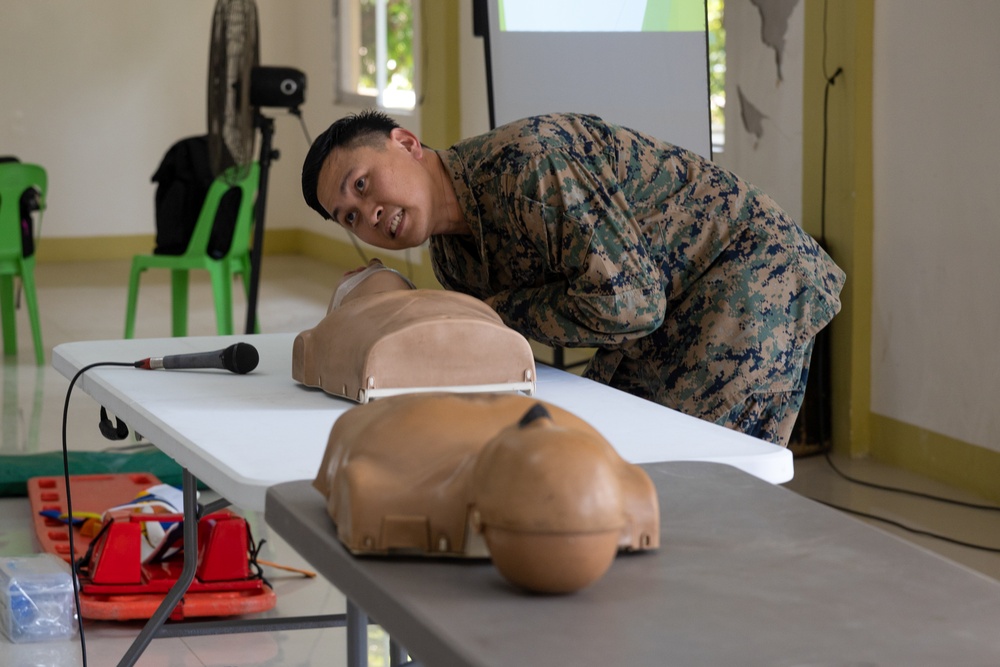 Balikatan 23 | MIT teaches basic life support, Province of Antique, Philippines