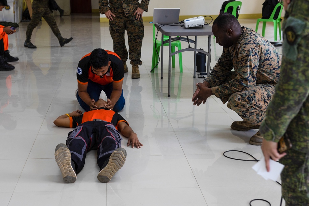 Balikatan 23 | MIT teaches basic life support, Province of Antique, Philippines