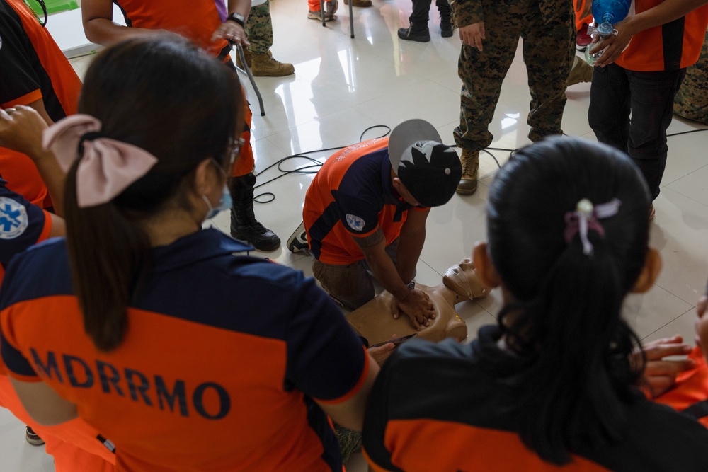 Balikatan 23 | MIT teaches basic life support, Province of Antique, Philippines