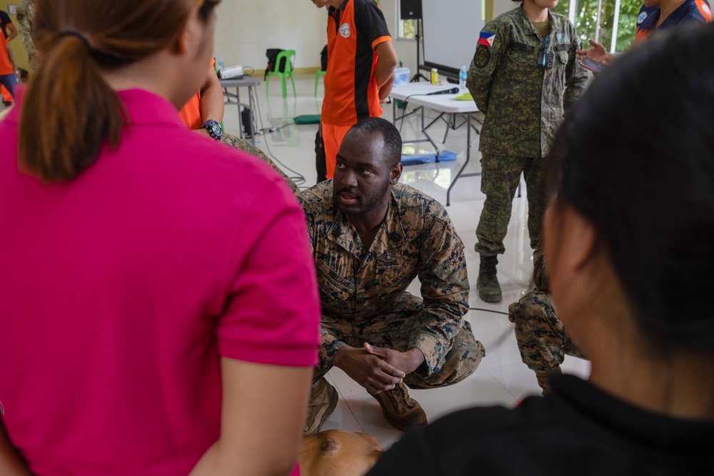 Balikatan 23 | MIT teaches basic life support, Province of Antique, Philippines