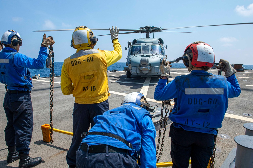 USS Paul Hamilton Flight Operations