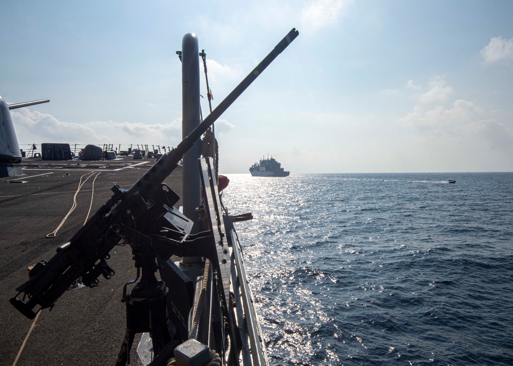 USS Paul Hamilton Replenishment-at-Sea