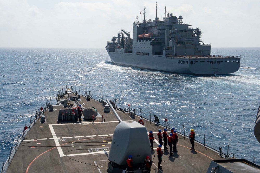 USS Paul Hamilton Replenishment-at-Sea