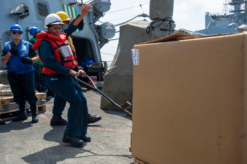 USS Paul Hamilton Replenishment-at-Sea