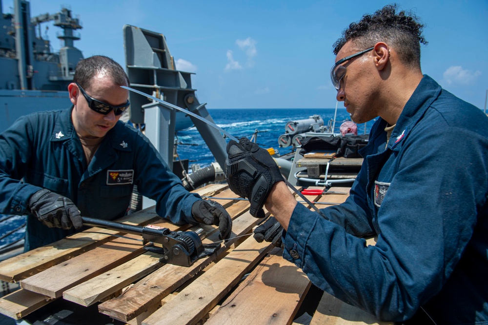 USS Paul Hamilton Replenishment-at-Sea