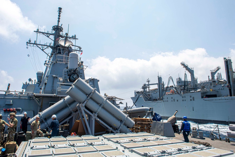 USS Paul Hamilton Replenishment-at-Sea