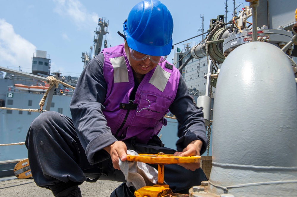 USS Paul Hamilton Replenishment-at-Sea