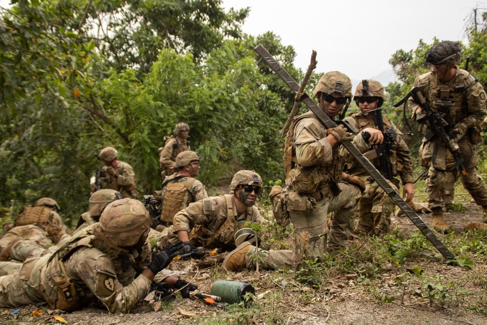 Balikatan 23 | 1st Battalion, 27th Infantry Regiment conduct Platoon Live Fires Exercise in Cerab, Philippines.