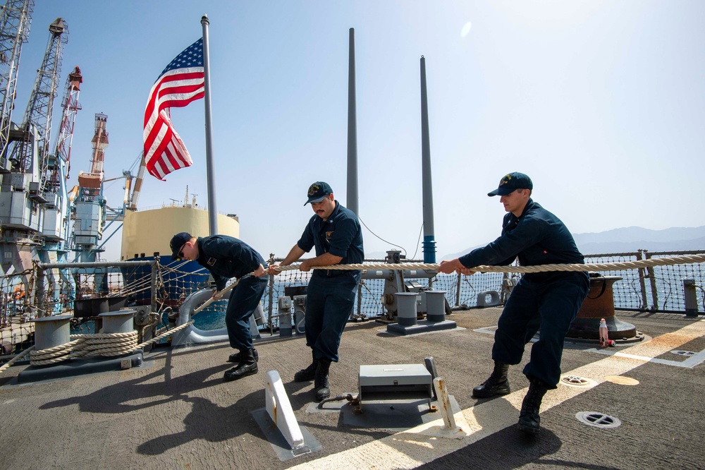 USS Paul Hamilton Israel Port Visit