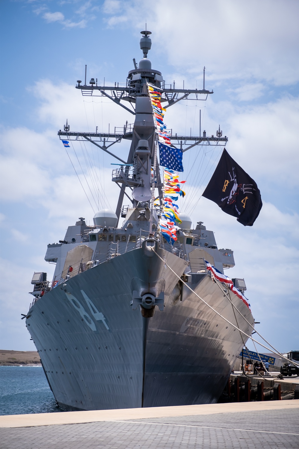 Coast Guard, Navy train with Cabo Verde Marines and Coast Guard members aboard USS Bulkeley in Africa