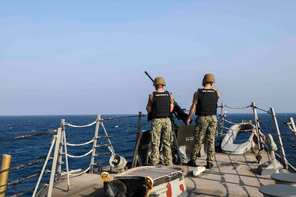 USS Truxtun Bab al-Mandeb Transit