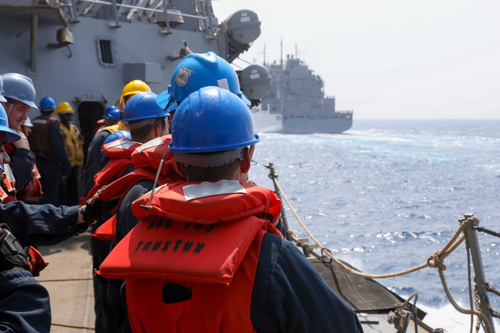 USS Truxtun Replenishment-at-Sea