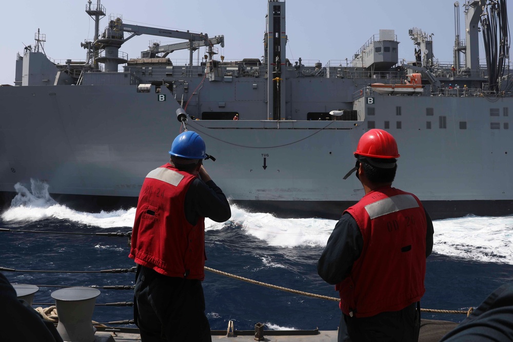 USS Truxtun Replenishment-at-Sea